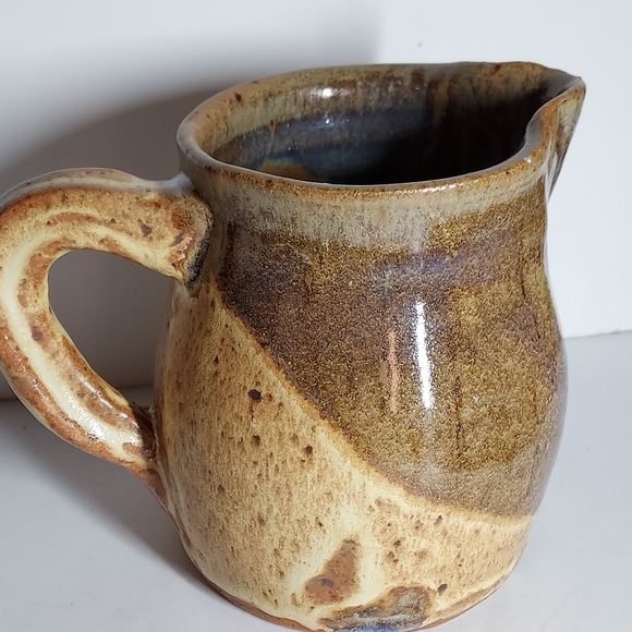 Vintage Handmade Studio Pottery Pitcher Vase - Picture 2 of 6